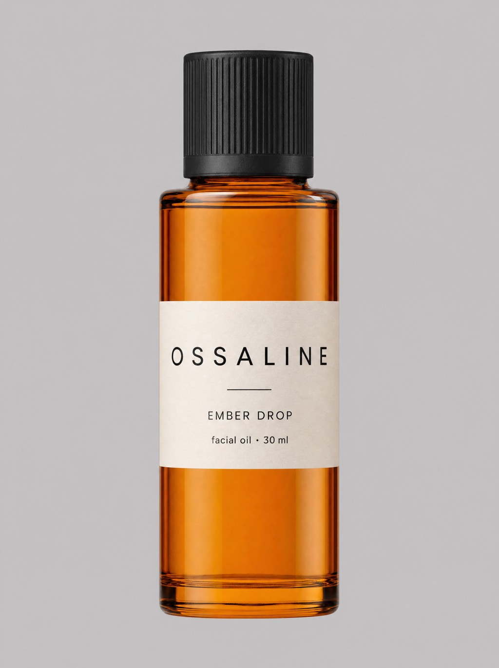 Ossaline Ember Drop facial oil bottle